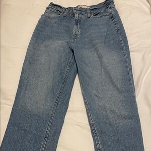 Abercrombie & Fitch Women's Classic Straight Leg Jeans - Blue